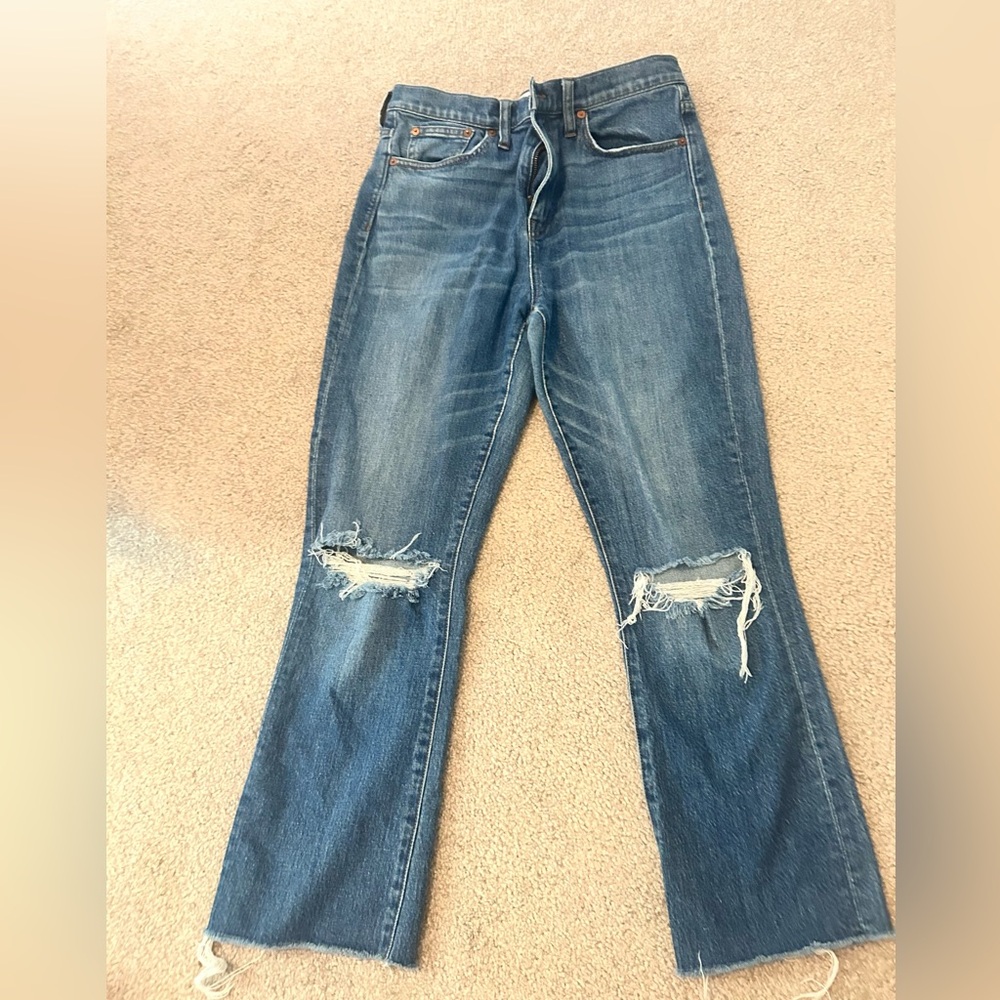 Madewell 10” high rise jeans